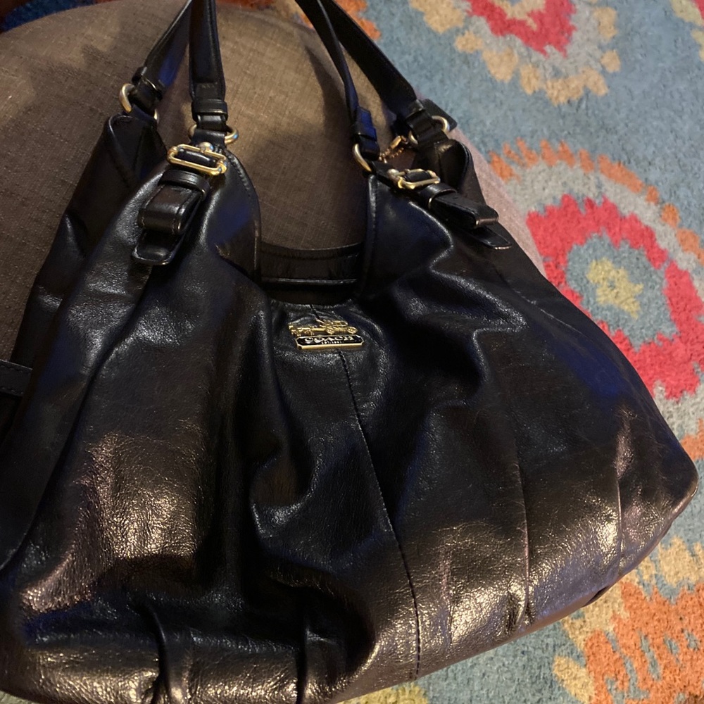 Coach Madison Maggie Leather Hobo